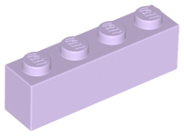 Plaatje in Gallery viewer laden, LEGO® los onderdeel Steen in kleur Lavendel 3010