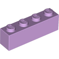 Plaatje in Gallery viewer laden, LEGO® los onderdeel Steen in kleur Lavendel 3010