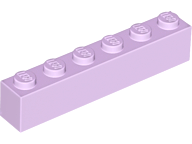 LEGO® los onderdeel Steen in kleur Lavendel 3009