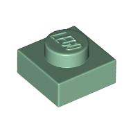 Plaatje in Gallery viewer laden, LEGO® los onderdeel Plaat Algemeen in kleur Zandgroen 3024
