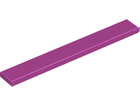 LEGO® los onderdeel Tegel Algemeen in kleur Magenta 4162