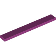 Plaatje in Gallery viewer laden, LEGO® los onderdeel Tegel Algemeen in kleur Magenta 4162