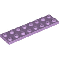 LEGO® los onderdeel Plaat Algemeen in kleur Lavendel 3034