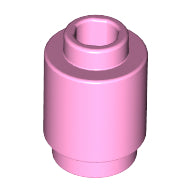 Plaatje in Gallery viewer laden, LEGO® los onderdeel Steen Rond in kleur Fel Roze 3062