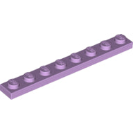 LEGO® los onderdeel Plaat Algemeen in kleur Lavendel 3460