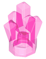 Plaatje in Gallery viewer laden, LEGO® los onderdeel Rots in kleur Doorzichtig Donkerroze 52