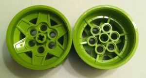 LEGO® los onderdeel Wiel in kleur Limoen 56908
