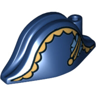 Plaatje in Gallery viewer laden, LEGO® los onderdeel Hoofddeksels Donkerblauw 2528pb09