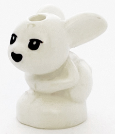 LEGO® los onderdeel Landdier in kleur Wit 18852pb01