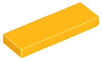 LEGO® los onderdeel Tegel Algemeen Helder Licht Oranje 63864