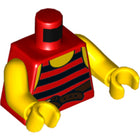 LEGO® los onderdeel Lijf met Motief Rood 973pb1928c01