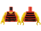 LEGO® los onderdeel Lijf met Motief Rood 973pb1928c01