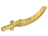 LEGO® los onderdeel Wapen in kleur Parel Goud 93247