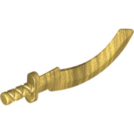 Plaatje in Gallery viewer laden, LEGO® los onderdeel Wapen in kleur Parel Goud 93247