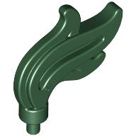 LEGO® los onderdeel Hoofddeksel Accessoire Donkergroen 64647