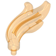 Plaatje in Gallery viewer laden, LEGO® Hoofddeksel Accessoire Doorzichtig Oranje 64647