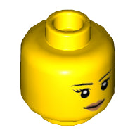 LEGO® los onderdeel Hoofd in kleur Geel 3626cpb1211