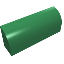 Plaatje in Gallery viewer laden, LEGO® los onderdeel Dakpan Gebogen in kleur Groen 6191
