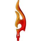 LEGO® los onderdeel Energy Effect in kleur Rood 18396pb01