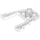 LEGO® los onderdeel Wig Plaat in kleur Doorzichtig 43719