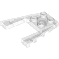 LEGO® los onderdeel Wig Plaat in kleur Doorzichtig 43719