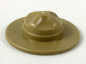 LEGO® los onderdeel Hoofddeksels Donker Geelbruin 98279