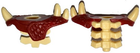 LEGO® los onderdeel Lijf Accessoire Geelbruin 18961pb01