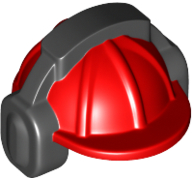 LEGO® los onderdeel Hoofddeksels in kleur Rood 18899pb01