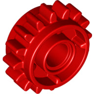 Plaatje in Gallery viewer laden, LEGO® los onderdeel Technische Tandwiel in kleur Rood 18946