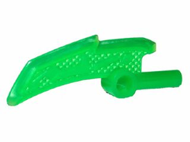 LEGO® los onderdeel Wapen in kleur Doorzichtig Groen 18950