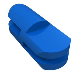 LEGO® los onderdeel Arm in kleur Blauw 3612