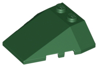 LEGO® los onderdeel Wig in kleur Donkergroen 48933