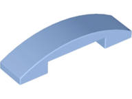 LEGO® los onderdeel Dakpan Gebogen Medium Blauw 93273