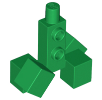 LEGO® los onderdeel Lijf Accessoire in kleur Groen 19734