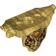 Plaatje in Gallery viewer laden, LEGO® los onderdeel Lijf Accessoire Parel Goud 18398pb04