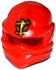 LEGO® los onderdeel Hoofddeksels in kleur Rood 98133pb07