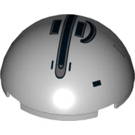 Plaatje in Gallery viewer laden, LEGO® Cilinder met Motief Licht Blauwachtig Grijs 86500pb03