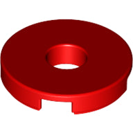 Plaatje in Gallery viewer laden, LEGO® los onderdeel Tegel Rond in kleur Rood 15535