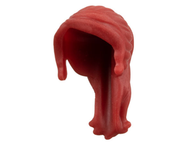 LEGO® los onderdeel Haar in kleur Donkerrood 92257