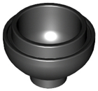 LEGO® los onderdeel Steen Rond in kleur Zwart 15395