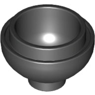 LEGO® los onderdeel Steen Rond in kleur Zwart 15395