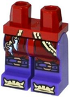 LEGO® los onderdeel Benen met Motief Donkerrood 970c89pb01