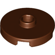 LEGO® los onderdeel Tegel Rond Roodachtig Bruin 18674