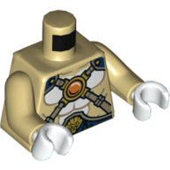LEGO® los onderdeel Lijf met Motief Geelbruin 973pb1834c01