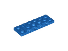 Plaatje in Gallery viewer laden, LEGO® los onderdeel Plaat Aangepast in kleur Blauw 87609