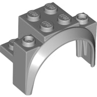 LEGO® los onderdeel Spatbord Licht Blauwachtig Grijs 18974