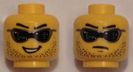 LEGO® los onderdeel Hoofd in kleur Geel 3626cpb1348