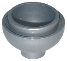 LEGO® los onderdeel Steen Rond in kleur Zilver 15395