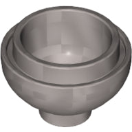 LEGO® los onderdeel Steen Rond in kleur Zilver 15395