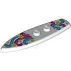 LEGO® los onderdeel Accessoire met Motief Wit 90397pb005